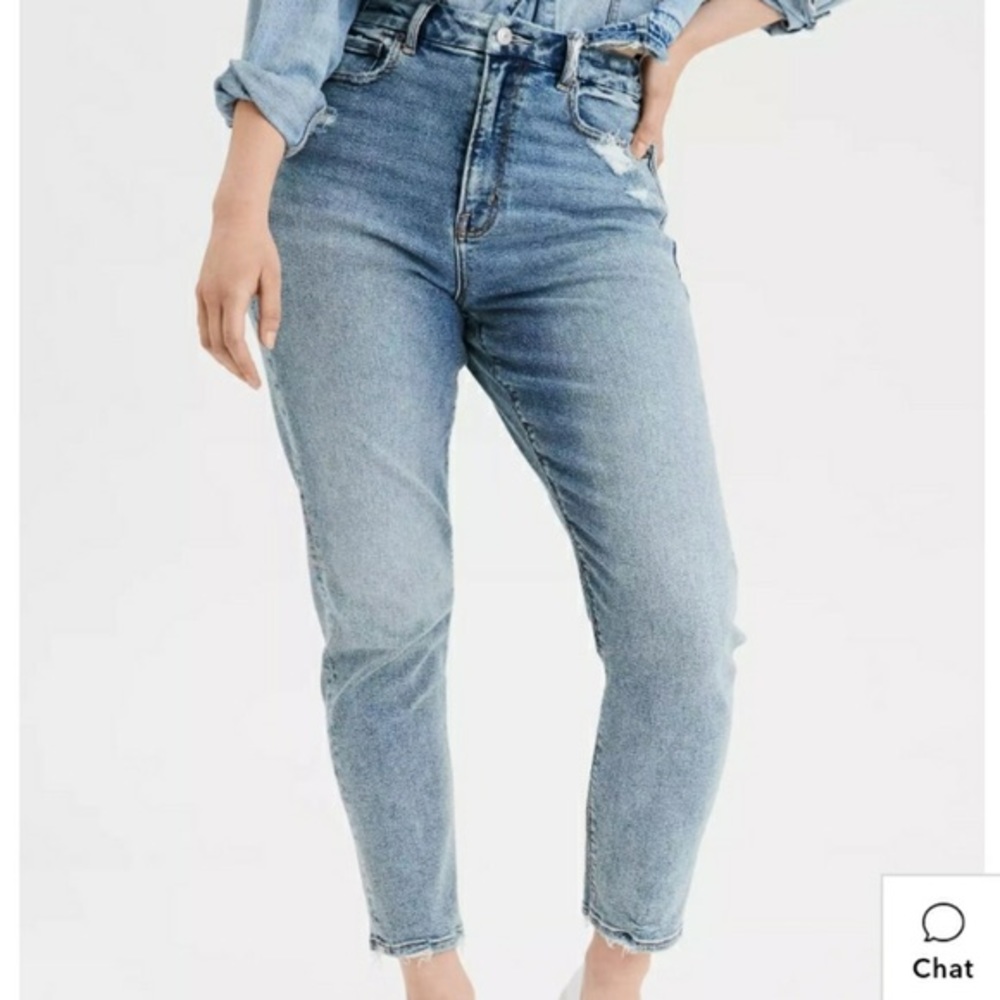 American eagle stretch mom jeans